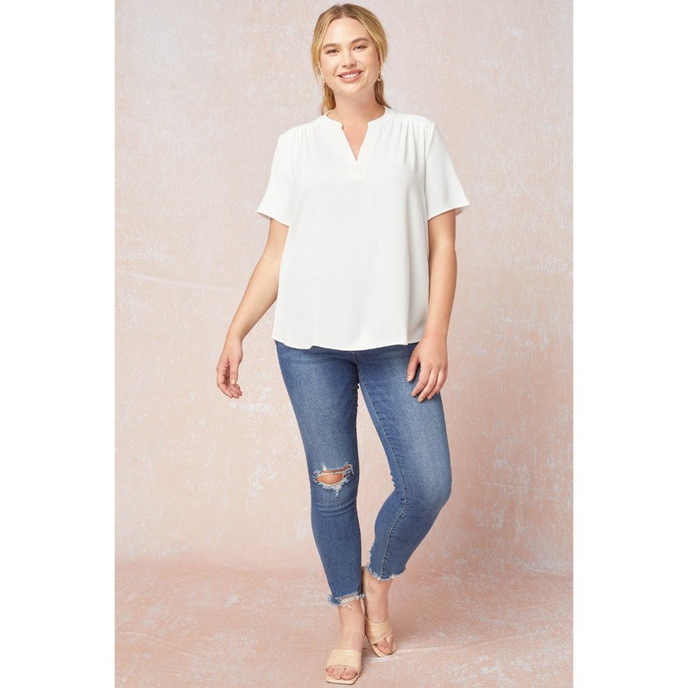 Entro Classic & Chic Top, Ivory